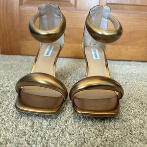 Steve Madden Bronze Heeled Sandals